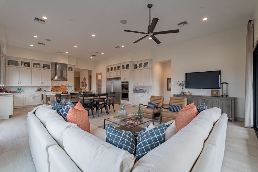 Representative furnished interior of a home built from the Residence Four by Capital West Homes in Atrium at Somerset, Gilbert (Image 6). Representative furnished interior of a home built from the Residence Four by Capital West Homes in Atrium at Somerset, Gilbert (Image 6).