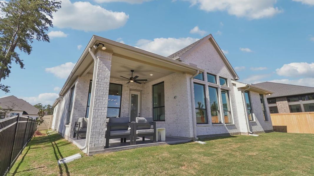 Representative exterior details of a home built from the Marbella by Chesmar Homes in Audubon, Magnolia (Image 23).