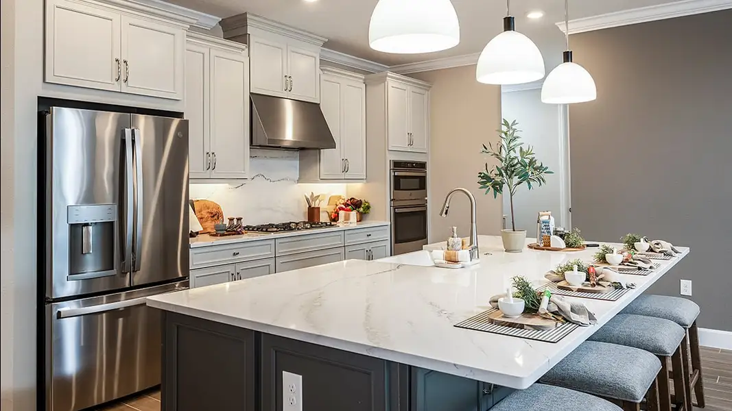 Furnished interior view inside a new home in Hammock at Two Rivers, Zephyrhills (Image 8). Furnished interior view inside a new home in Hammock at Two Rivers, Zephyrhills (Image 8).