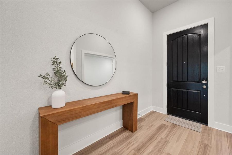 Furnished interior view inside a new home in Inspiration Collection at Bridgewater, Midlothian (Image 8).