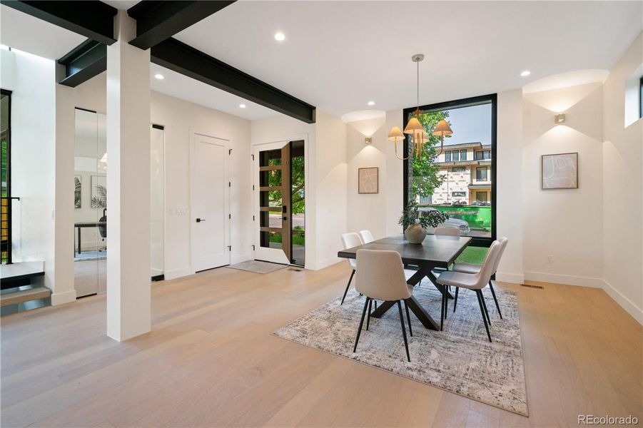 Furnished interior view inside a new home in , Denver (Image 36).