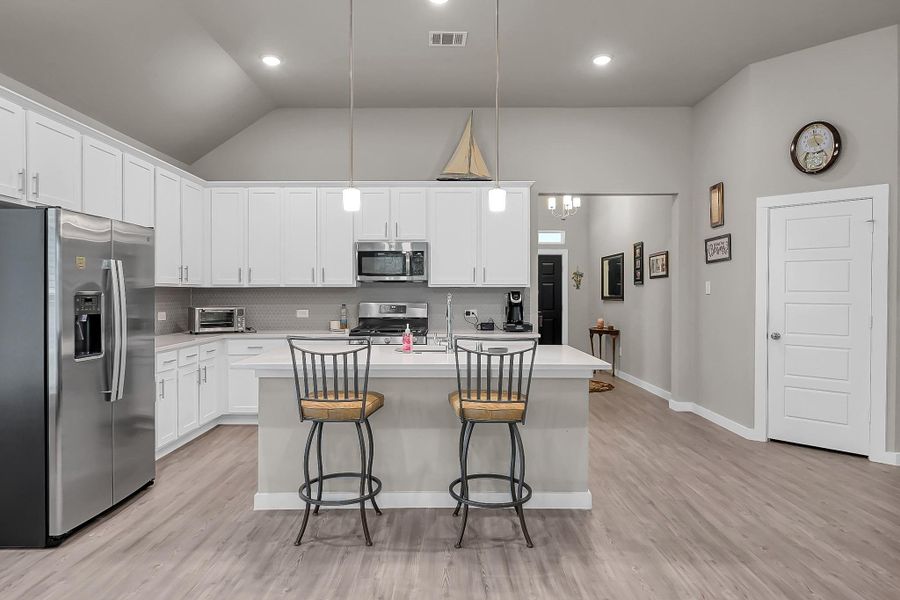 Furnished interior view inside a new home in Moran Ranch, Willis (Image 11). Furnished interior view inside a new home in Moran Ranch, Willis (Image 11).