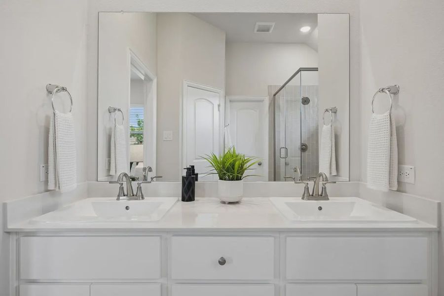 Close-up of interior finishes inside a home in Solterra Texas, Mesquite (Image 19).