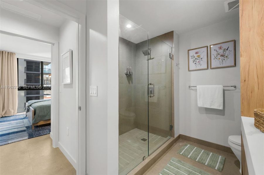 Furnished interior view inside a new home in , Miami (Image 19).