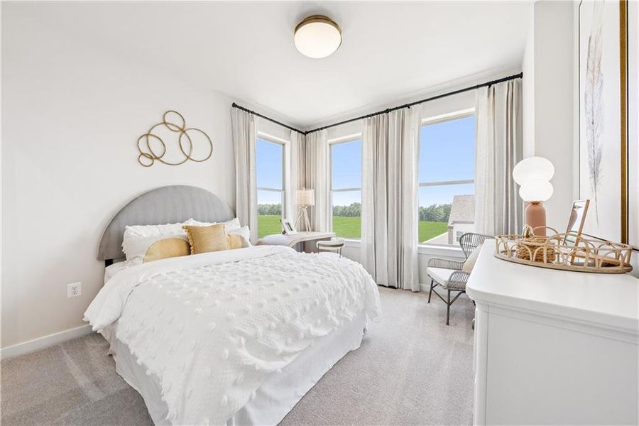 Furnished interior view inside a new home in , Atlanta (Image 26).