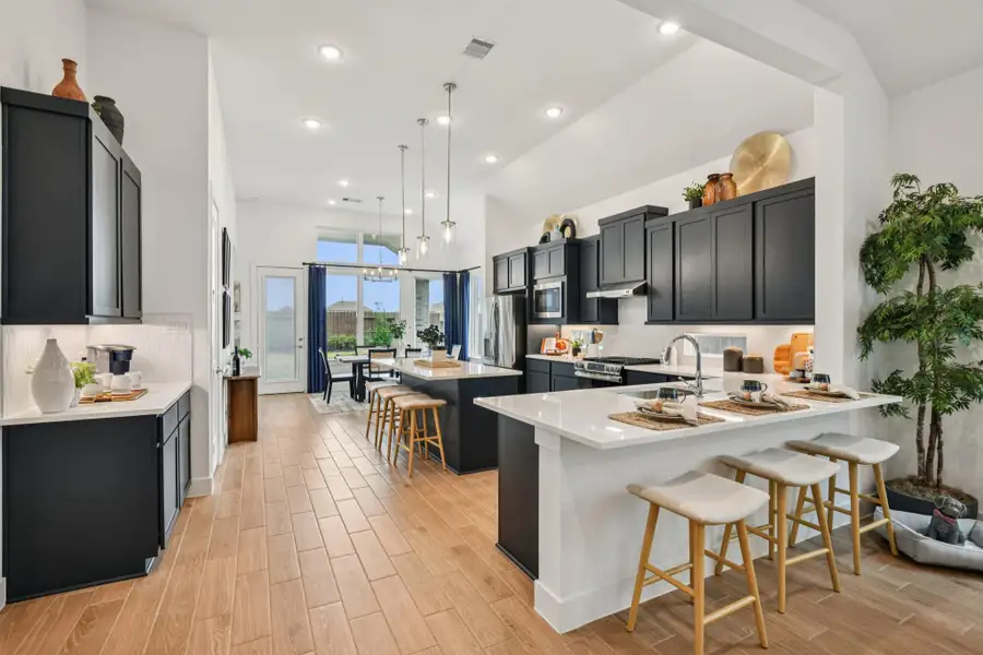 Furnished interior view inside a new home in Wildrye, Waller (Image 4).