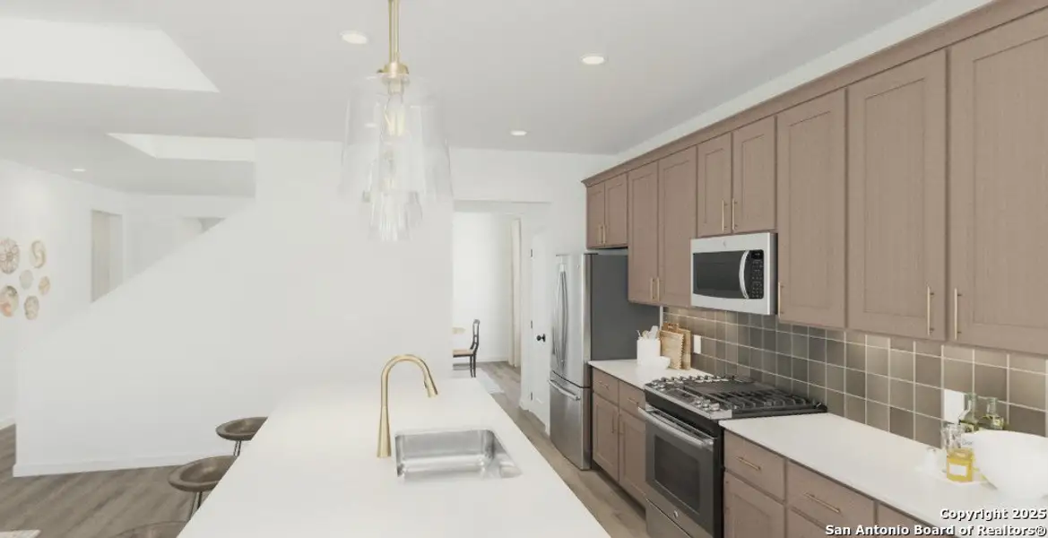 Furnished interior view inside a new home in Enclave at Hennersby Hollow 50's, San Antonio (Image 4). Furnished interior view inside a new home in Enclave at Hennersby Hollow 50's, San Antonio (Image 4).