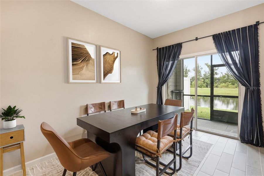 Furnished interior view inside a new home in Hardwick Farms, Jacksonville (Image 5). Furnished interior view inside a new home in Hardwick Farms, Jacksonville (Image 5).