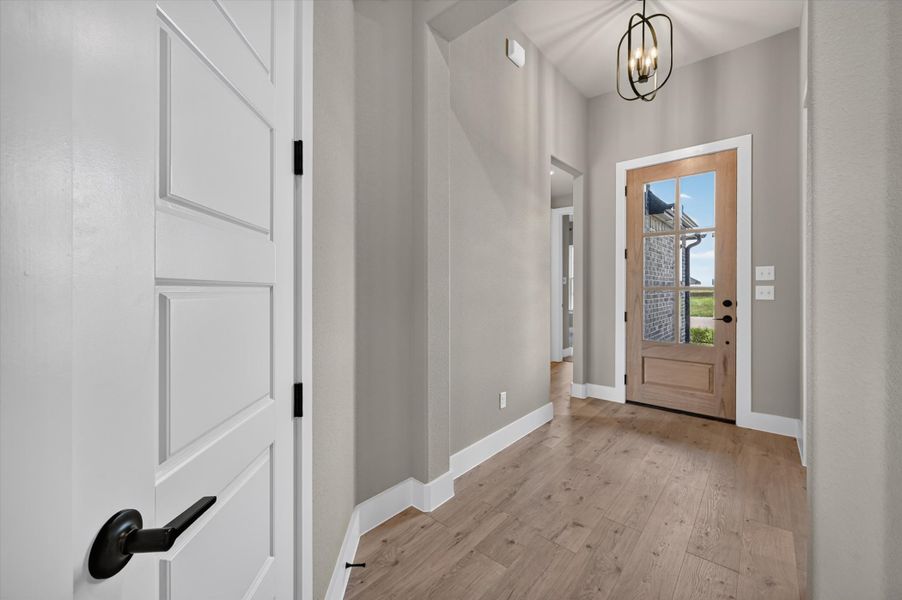 Spacious, unfurnished interior of a new home in Coyote Crossing, Godley (Image 15). Spacious, unfurnished interior of a new home in Coyote Crossing, Godley (Image 15).