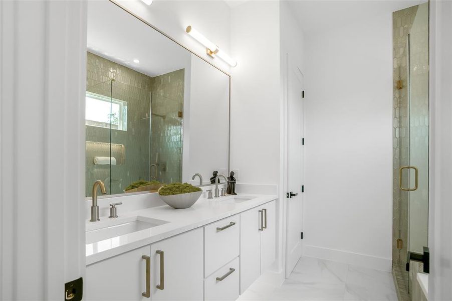 Furnished interior view inside a new home in , Dallas (Image 8).