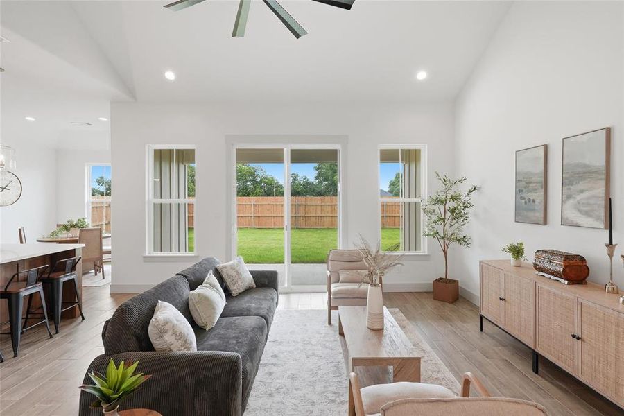 Furnished interior view inside a new home in , Tolar (Image 36).
