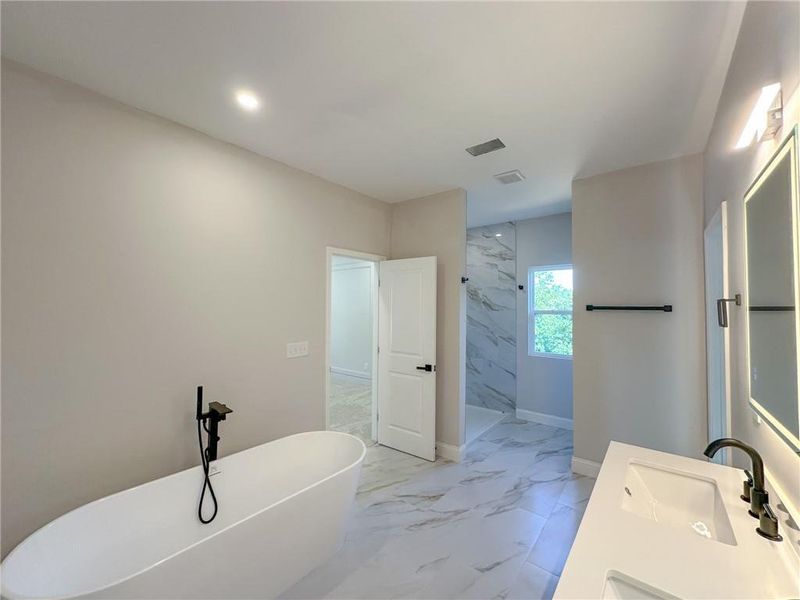 Furnished interior view inside a new home in , Flowery Branch (Image 7).
