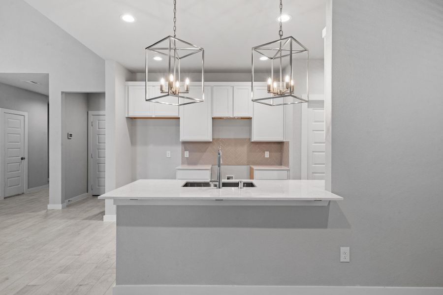 Furnished interior view inside a new home in Grand Oaks Village, Houston (Image 6).