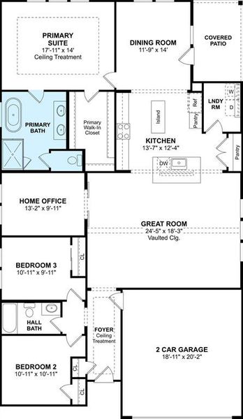 The Juniper III floor plan by K. Hovnanian Homes. 1st Floor Shown. *Prices, plans, dimensions, features, specifications, materials, and availability of homes or communities are subject to change without notice or obligation.