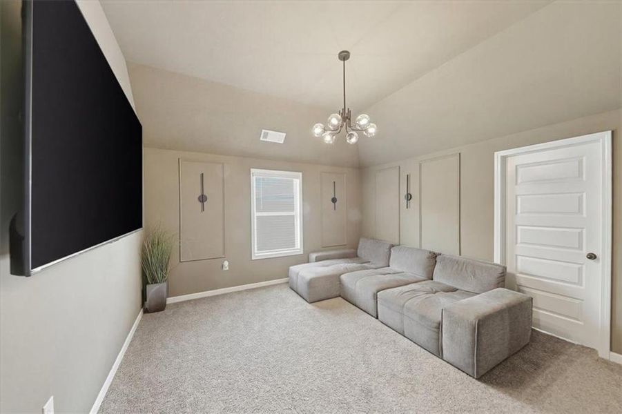 Furnished interior view inside a new home in Nine Oaks, Locust Grove (Image 33).