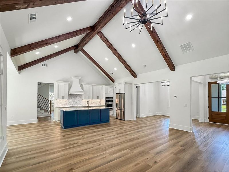 Furnished interior view inside a new home in , Eatonton (Image 10).