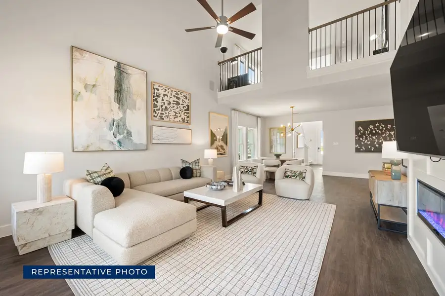 Representative furnished interior of a home built from the Harrison F by First Texas Homes in Oaklawn, Van Alstyne (Image 11).
