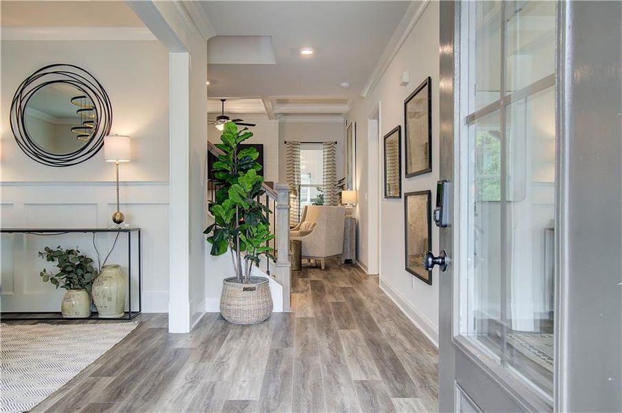 Furnished interior view inside a new home in , Hoschton (Image 5).