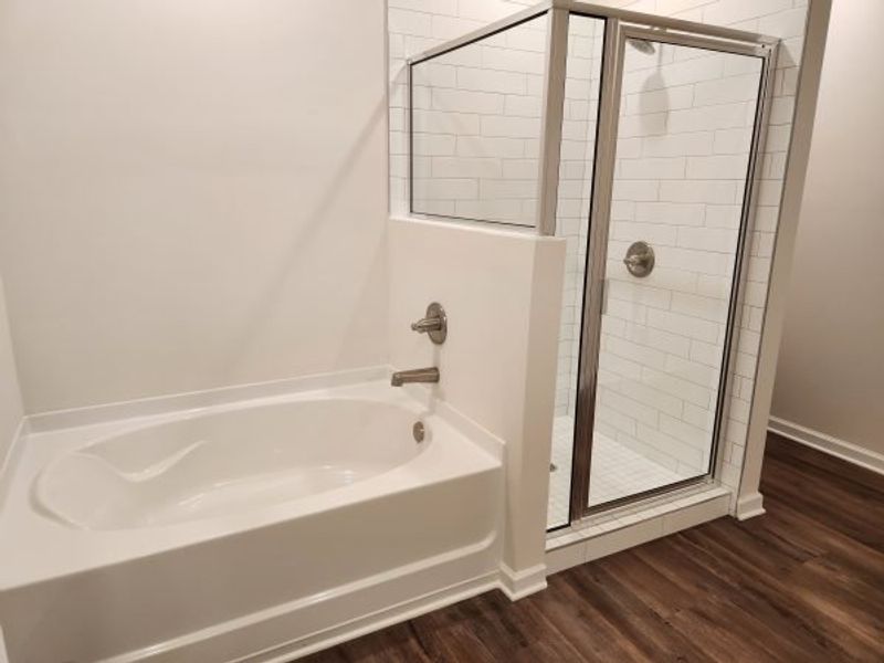 Representative interior finishes for a home built from the Waterford Townhome by Piedmont Residential in The Retreat at Browns Ridge, Newnan (Image 21).