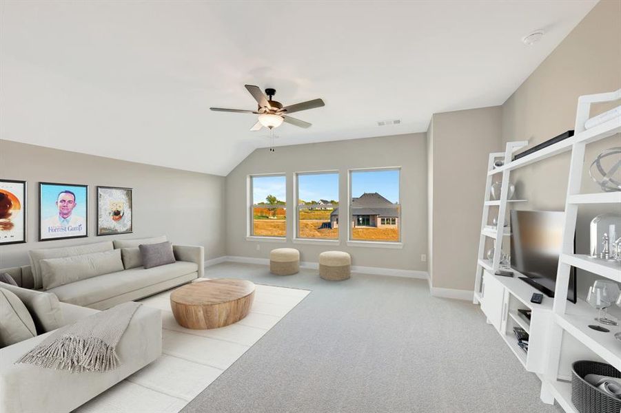 Furnished interior view inside a new home in Northshore at Lakewood Village - Classic Series, Lakewood Village (Image 9). Furnished interior view inside a new home in Northshore at Lakewood Village - Classic Series, Lakewood Village (Image 9).