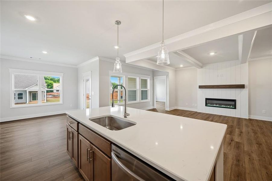 Furnished interior view inside a new home in Summerlin, Winder (Image 5).