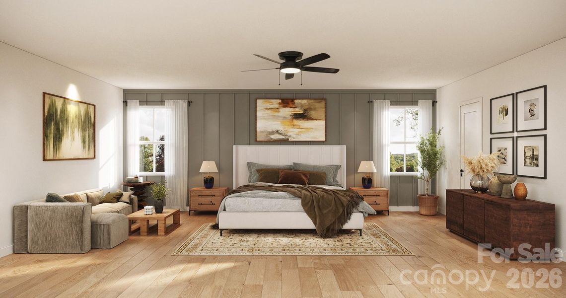 Furnished interior view inside a new home in , Granite Quarry (Image 11).