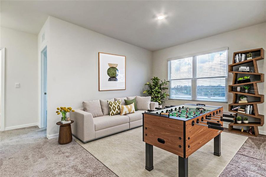 Furnished interior view inside a new home in Lakes at Laurel Highlands, Lakeland (Image 35).