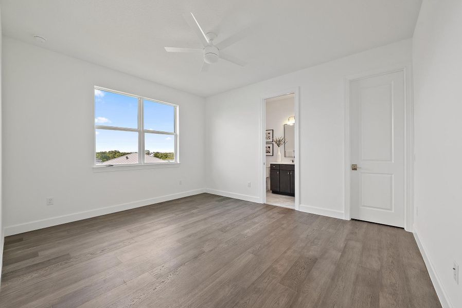 Furnished interior view inside a new home in , Jupiter (Image 50).