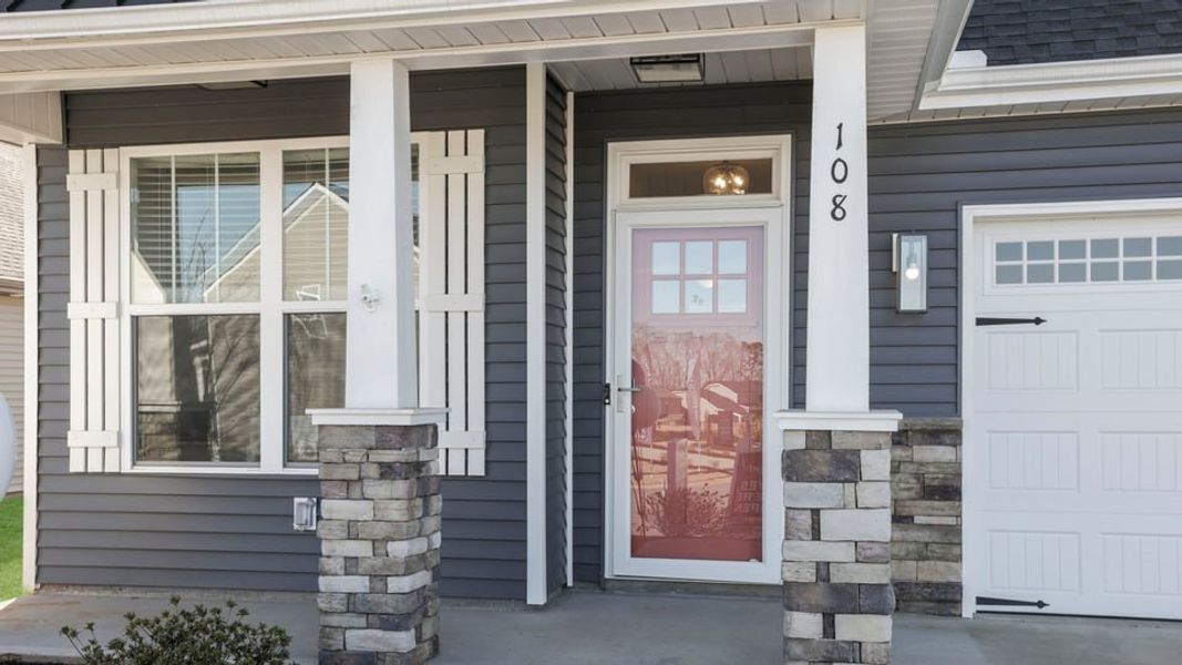 Exterior details and patio area of a home in Rutledge Estates, Woodruff (Image 3).