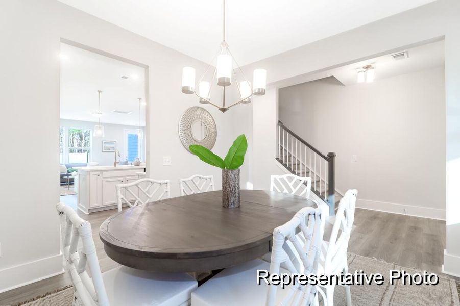 Furnished interior view inside a new home in , Ravenel (Image 3).