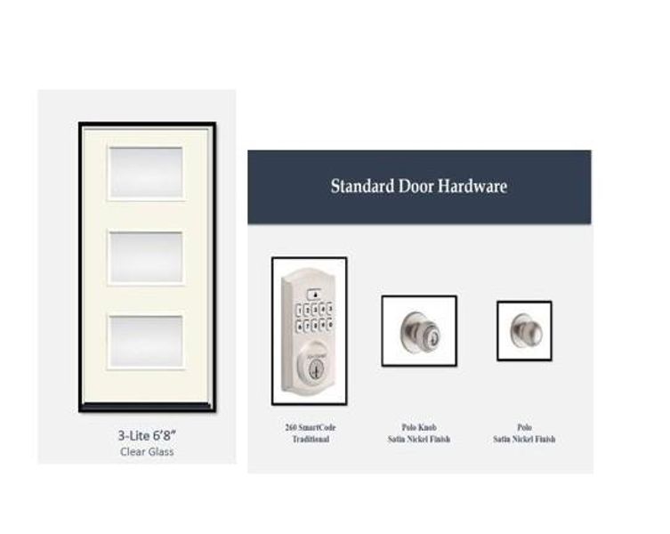 Sample of building materials used in homes in Laurel Landing, Alvin (Image 5).