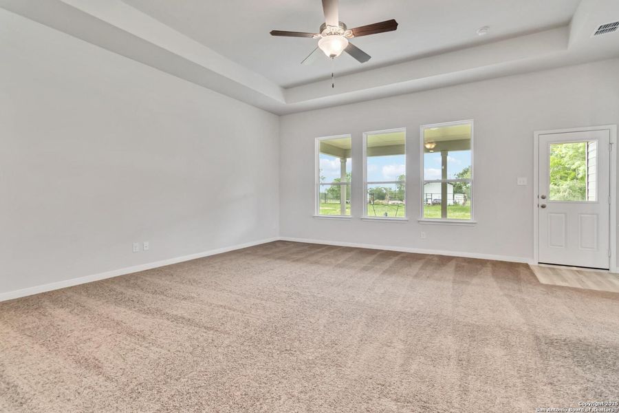 Spacious, unfurnished interior of a new home in Lonesome Dove, San Antonio (Image 23). Spacious, unfurnished interior of a new home in Lonesome Dove, San Antonio (Image 23).