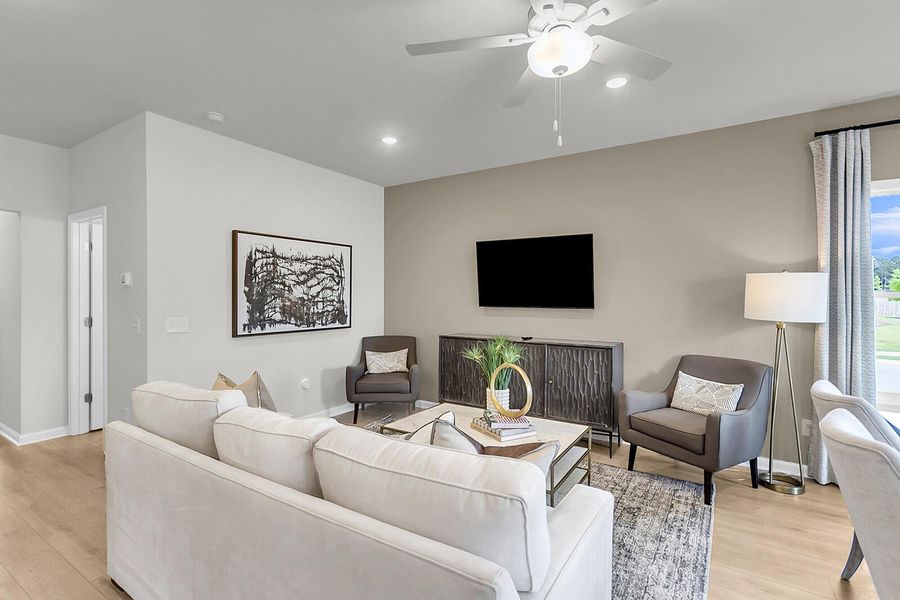 Furnished interior view inside a new home in , Summerville (Image 6).