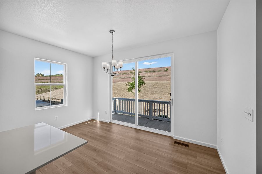 Spacious, unfurnished interior of a new home in Trailstone, Arvada (Image 12). Spacious, unfurnished interior of a new home in Trailstone, Arvada (Image 12).
