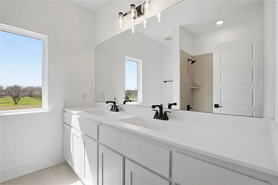 Furnished interior view inside a new home in Pecan Grove, Burleson (Image 13). Furnished interior view inside a new home in Pecan Grove, Burleson (Image 13).