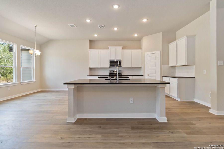 Furnished interior view inside a new home in Jordan's Ranch, San Antonio (Image 7). Furnished interior view inside a new home in Jordan's Ranch, San Antonio (Image 7).