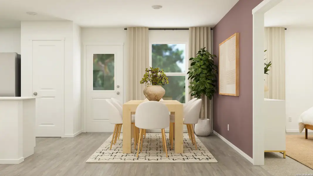Furnished interior view inside a new home in Guadalupe Heights, Seguin (Image 7).