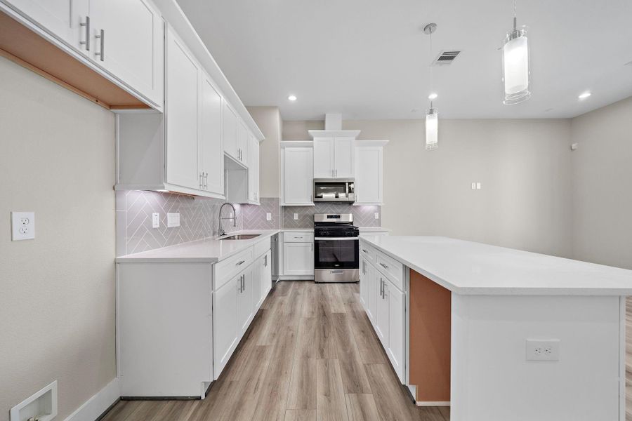 Furnished interior view inside a new home in Wellford Village, Houston (Image 4).