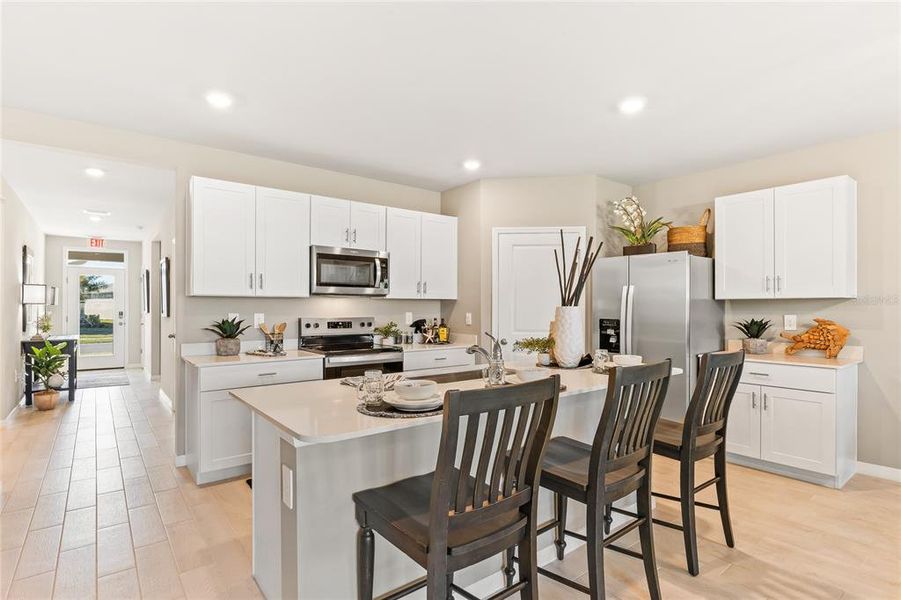 Furnished interior view inside a new home in Gulf Cove, Port Charlotte (Image 12).