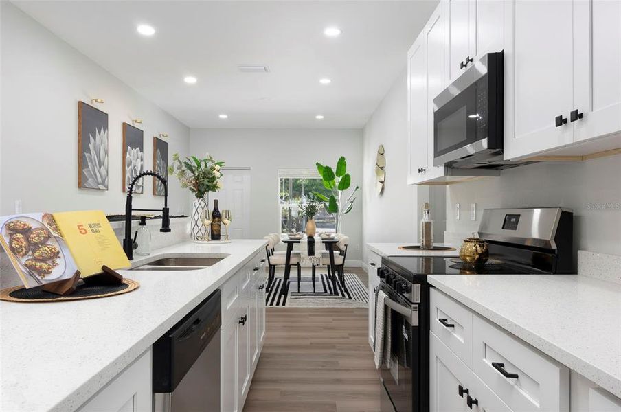 Furnished interior view inside a new home in , St. Petersburg (Image 19).