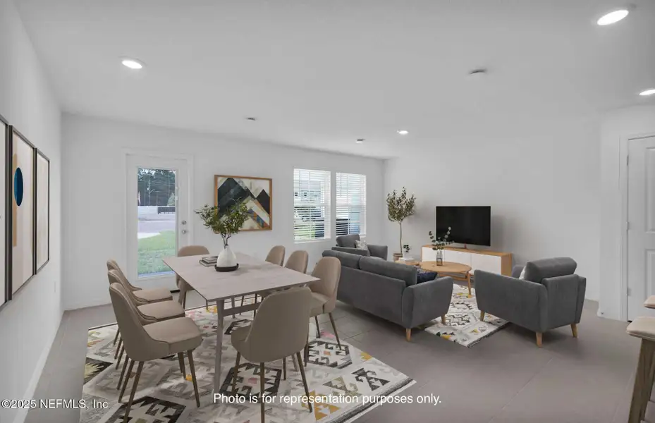 Furnished interior view inside a new home in Normandy Pines, Jacksonville (Image 6).