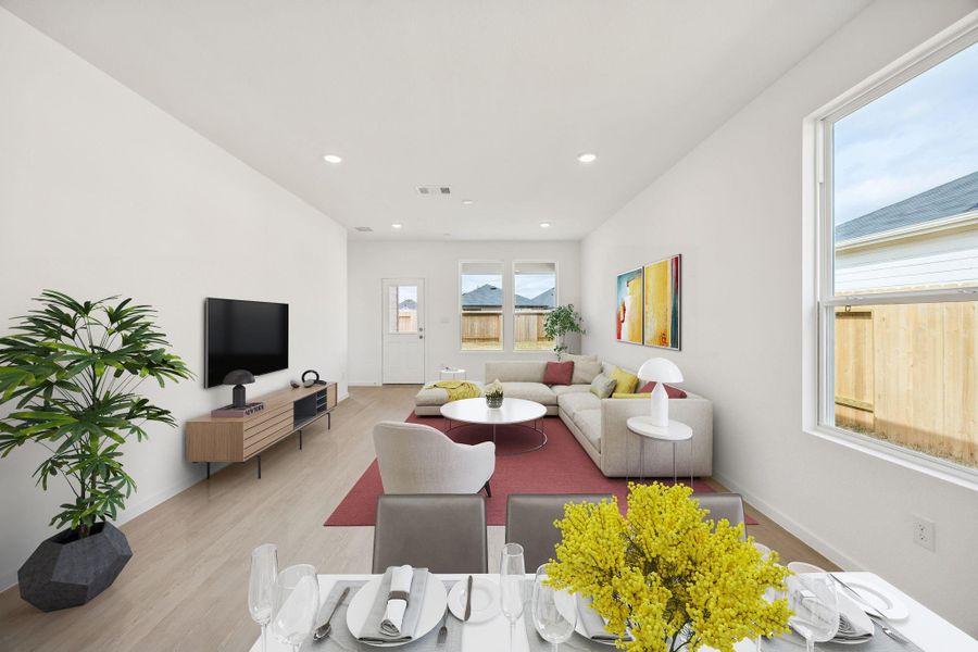 Furnished interior view inside a new home in Montgomery Bend, Montgomery (Image 17).
