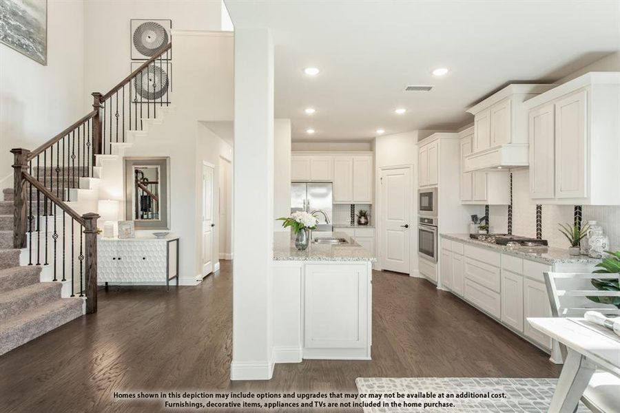 Furnished interior view inside a new home in Abe's Landing, Granbury (Image 23).