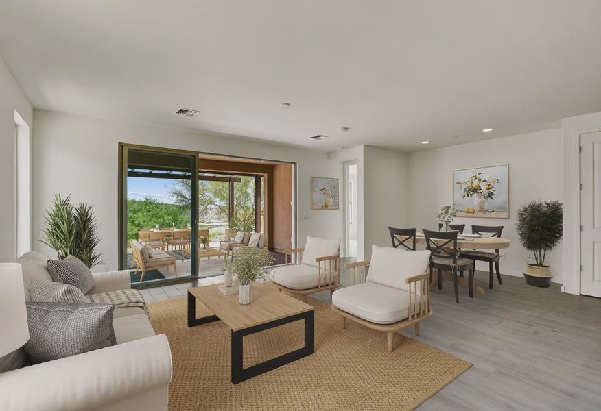 Virtually Staged Wickenburg Ranch Evia HS 1820 Great Room - 4 of 21
