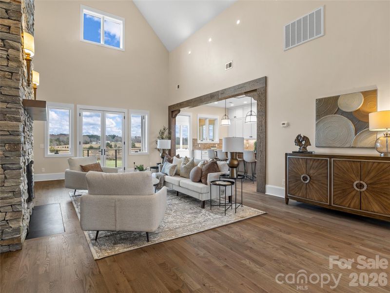 Furnished interior view inside a new home in , Tryon (Image 8).