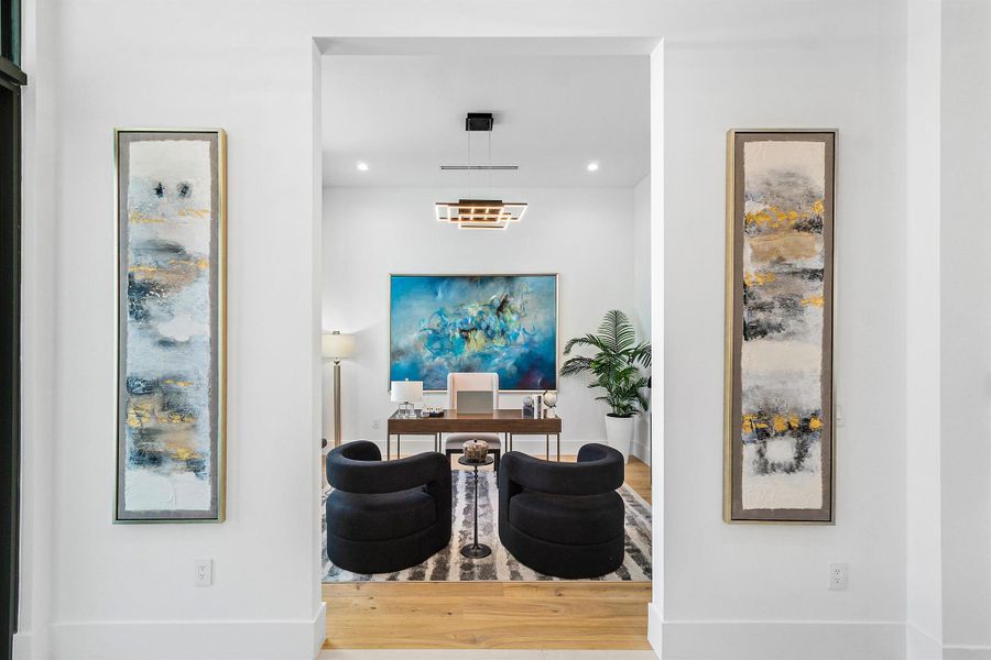 Furnished interior view inside a new home in , Delray Beach (Image 34).
