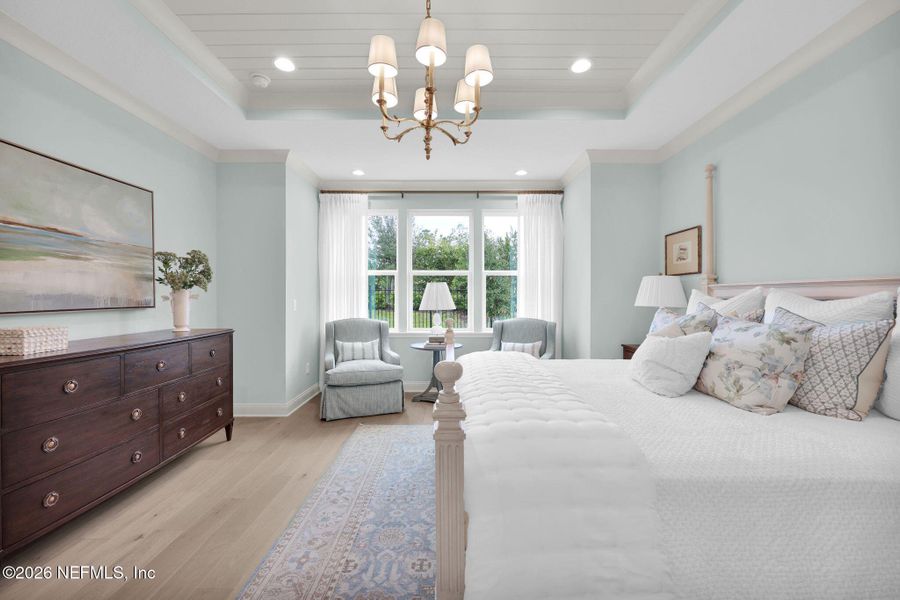 Furnished interior view inside a new home in Mariposa at EverRange 40' Series, Jacksonville (Image 17).