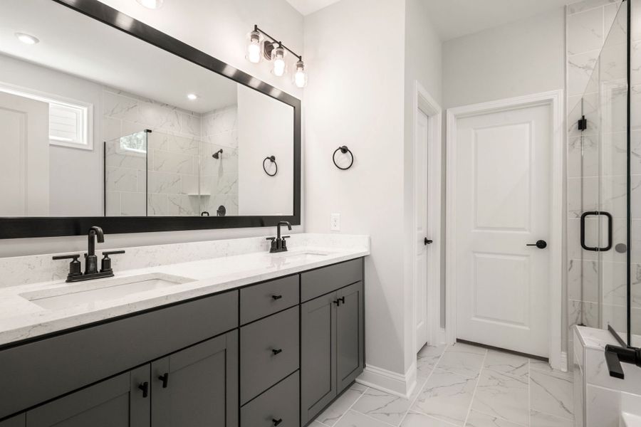 Furnished interior view inside a new home in Waterways, Richmond Hill (Image 12).