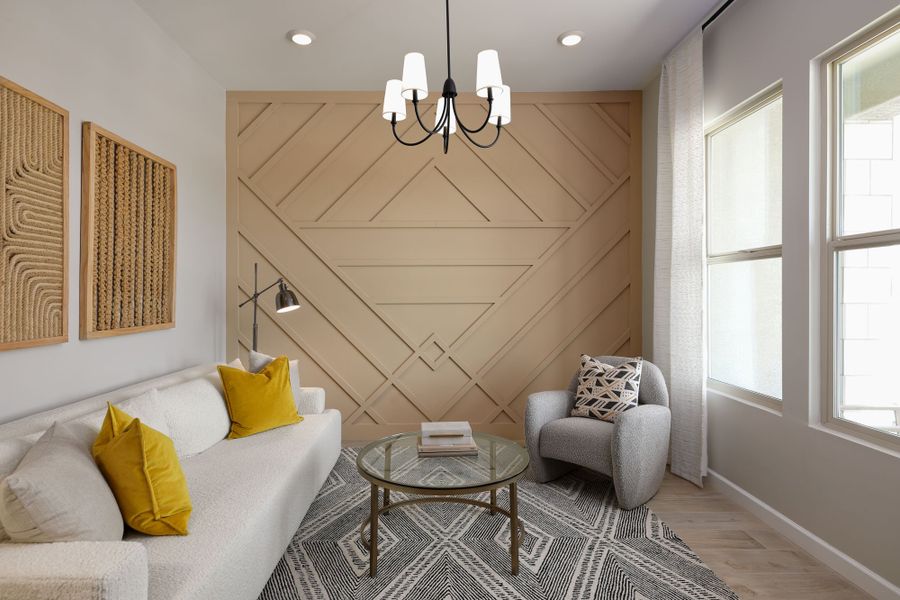 Parlor. Finishes and options may vary by community.