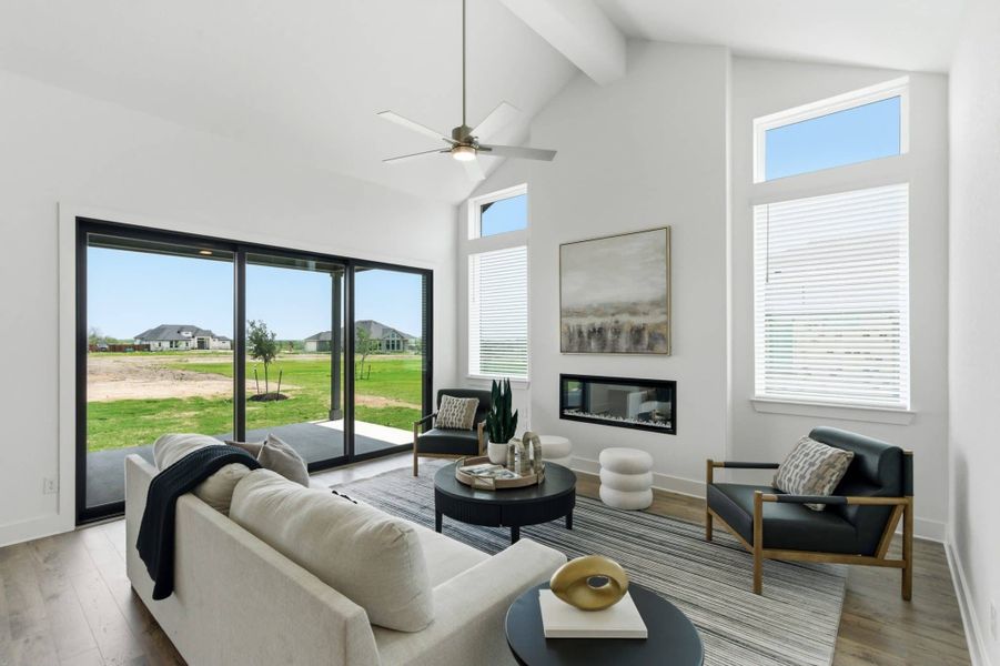Furnished interior view inside a new home in Sienna Lakes, San Antonio (Image 7). Furnished interior view inside a new home in Sienna Lakes, San Antonio (Image 7).